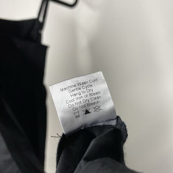 Xirena Women's Small Maxi Dress Black A-Line Pockets 100% Cotton Boho Modern - Picture 5 of 5